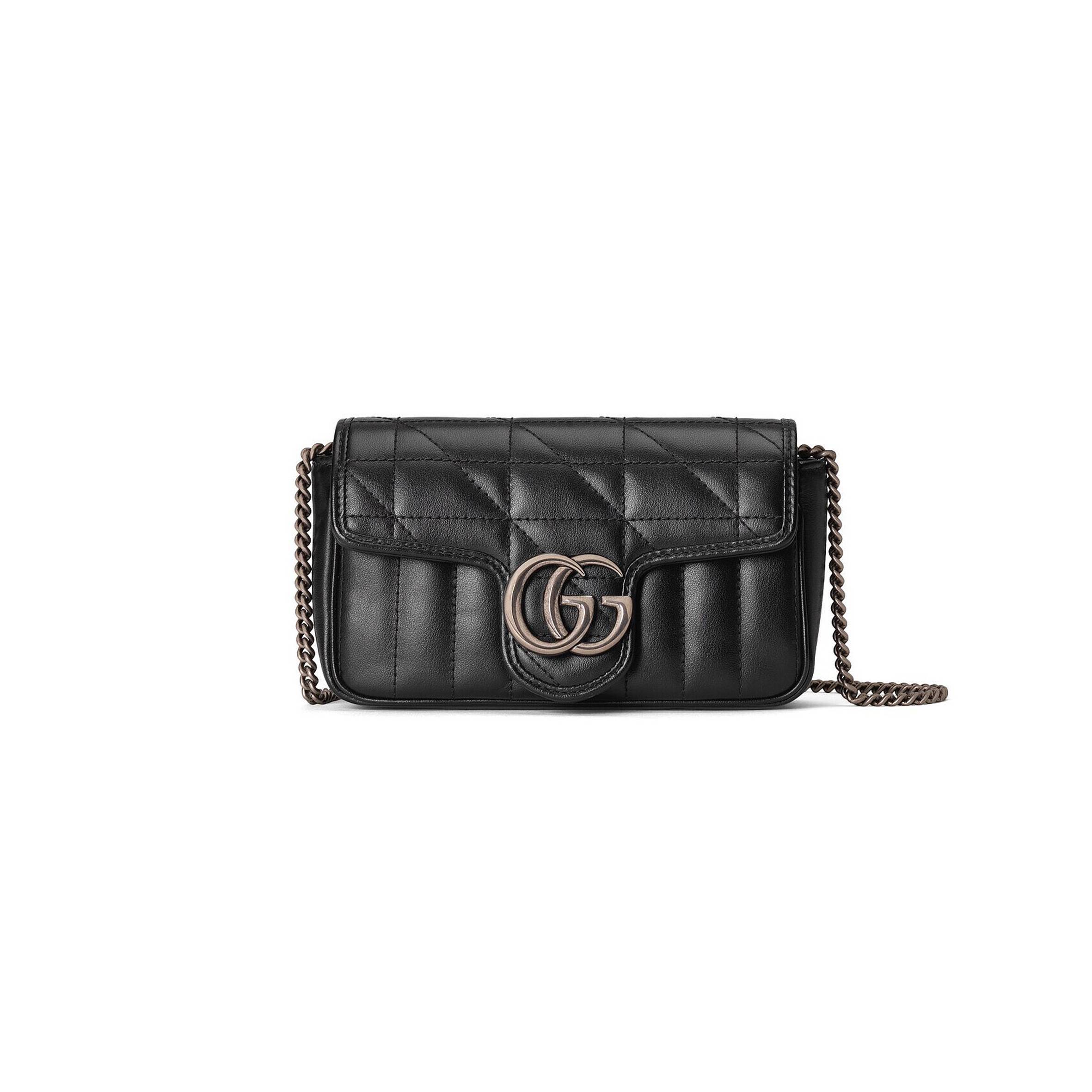 GUCCI GG MARMONT SUPER MINI BAG (16.5*9.5*4.5cm)