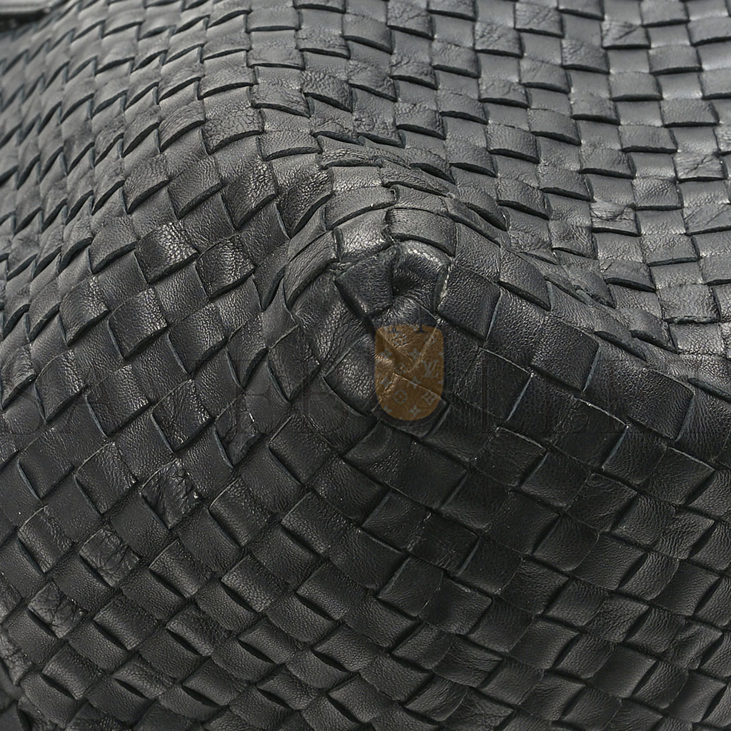 BOTTEGA VENETA NAPPA INTRECCIATO LARGE TOTE BLACK (39*30*22cm)