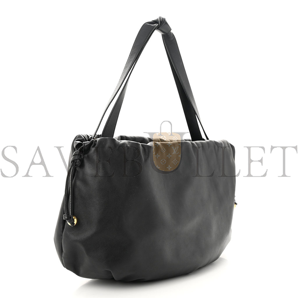 BOTTEGA VENETA NAPPA THE BULB BLACK  (38*24*10cm)