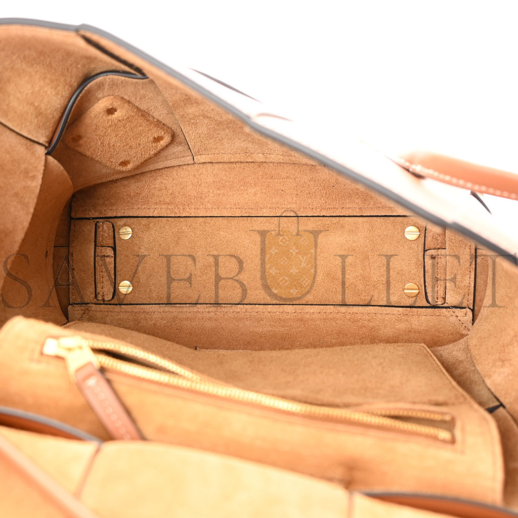 BOTTEGA VENETA FRENCH CALFSKIN MAXI INTRECCIATO ARCO 33 WOOD 1411686 (23*22*9cm)