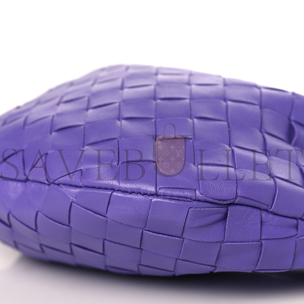 BOTTEGA VENETA NAPPA INTRECCIATO MINI JODIE PURPLE (25*15*8cm)