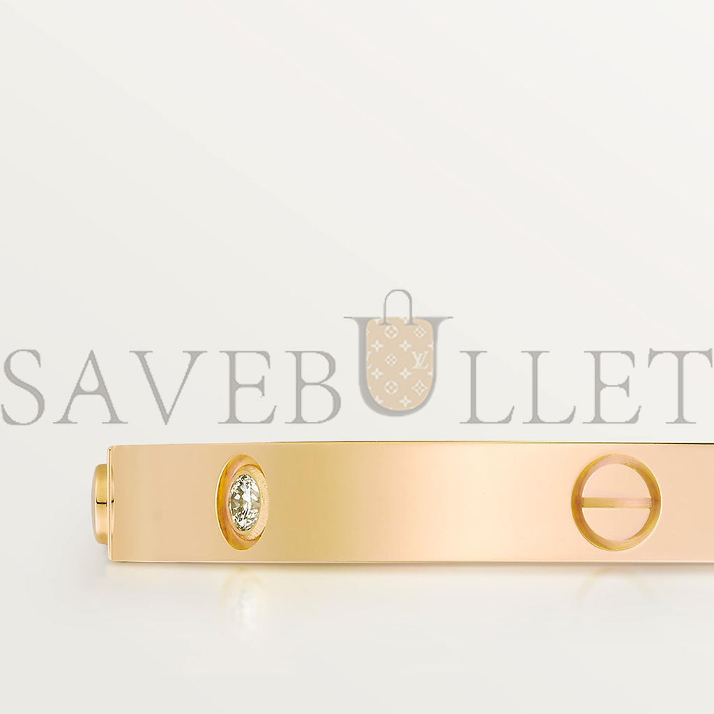 CARTIER  LOVE BRACELET, SMALL MODEL, 6 DIAMONDS B6047217