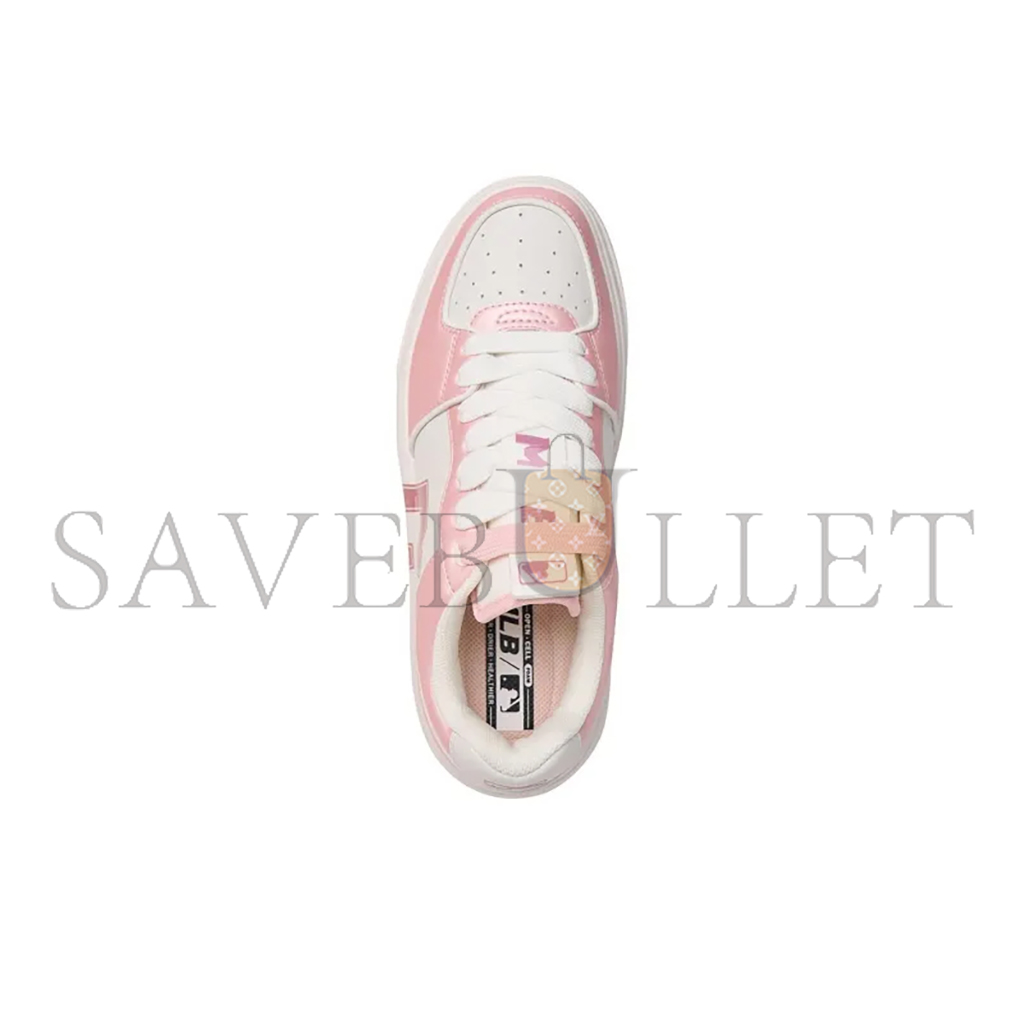 MLB CHUNKY LINER SKATEBOARD SHOES WOMEN'S LOW-TOP PINK 3ASXCLM4N