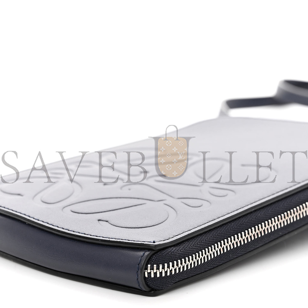 LOEWE SMOOTH CALFSKIN ANAGRAM PHONE POCKET (18*11*1cm)