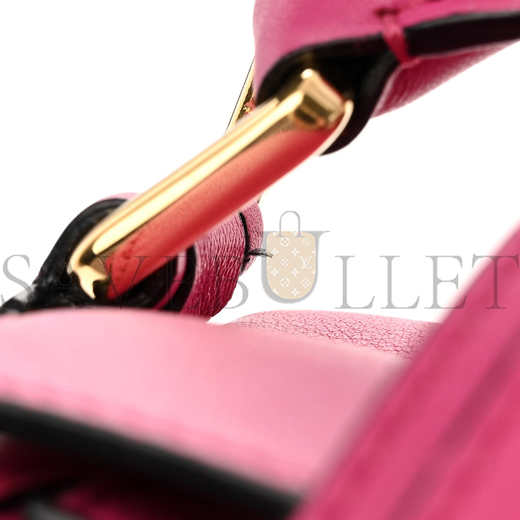 LOEWE CALFSKIN MEDIUM PUZZLE BAG FUCHSIA (29*18*12cm)