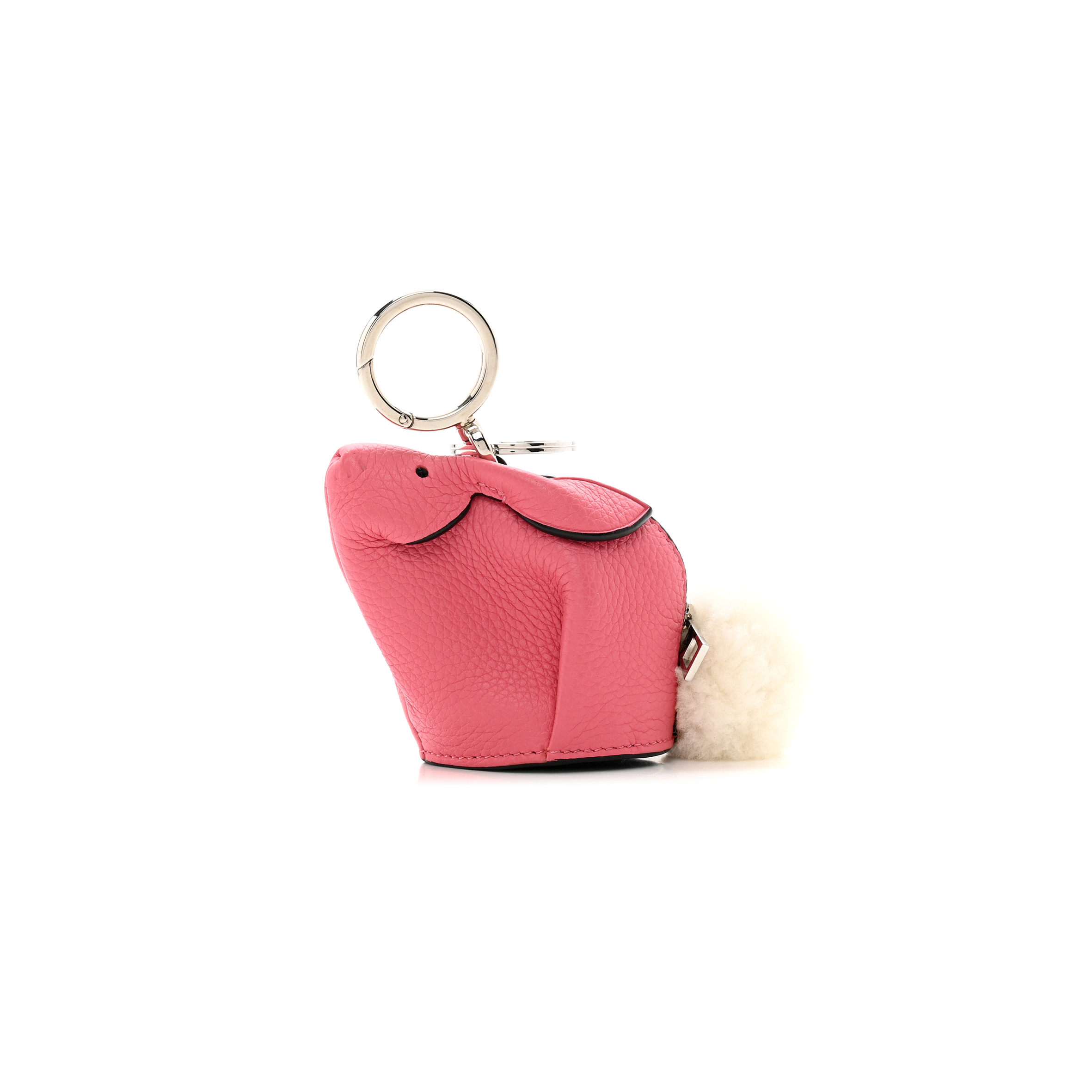 LOEWE CALFSKIN BUNNY CHARM PINK (13*8*4cm)