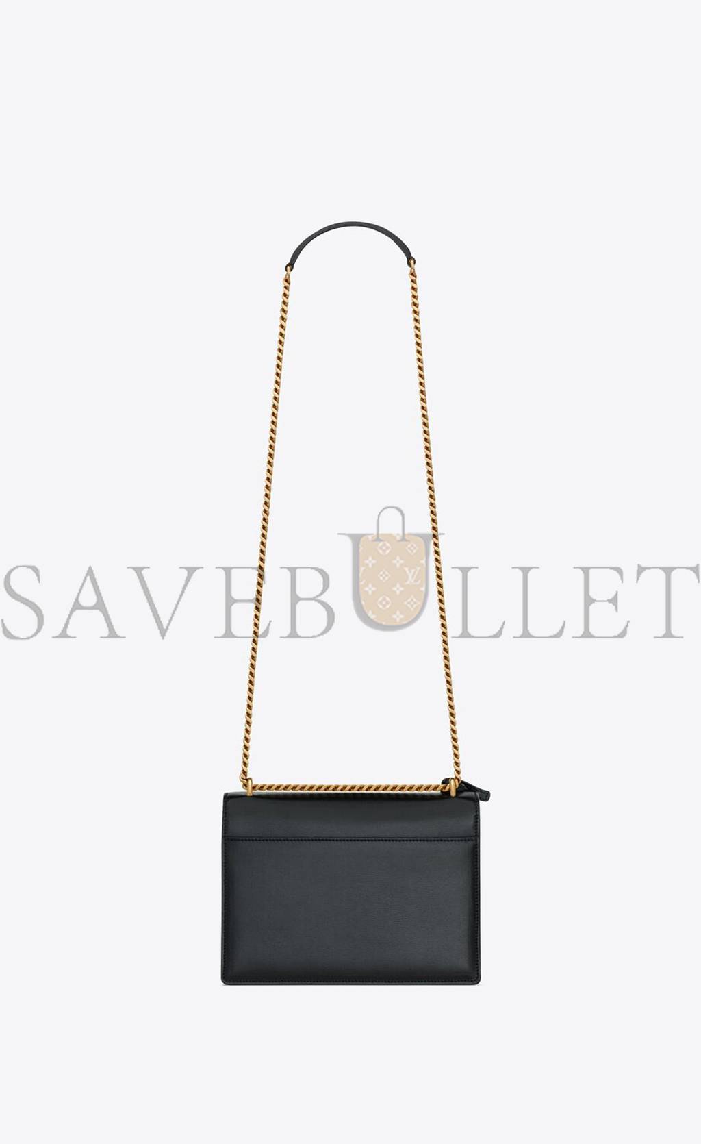 YSL SUNSET MEDIUM CHAIN BAG IN SMOOTH LEATHER 442906D42EW1089 (22*16*6.5cm)