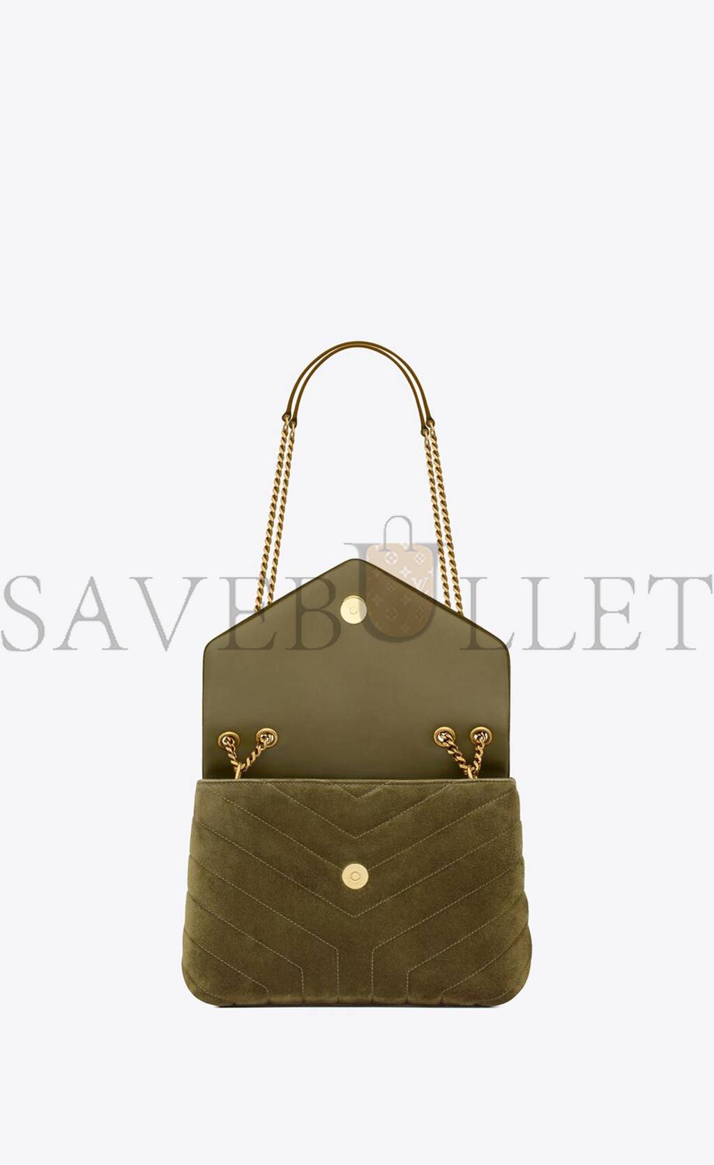 YSL LOULOU SMALL IN QUILTED &QUOT;Y&QUOT; SUEDE 4946991U8673206 (23*17*9cm)