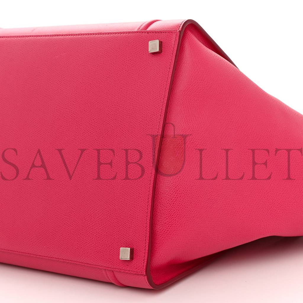 CELINE GRAINED CALFSKIN MEDIUM PHANTOM LUGGAGE FUCHSIA (30*27*25cm)