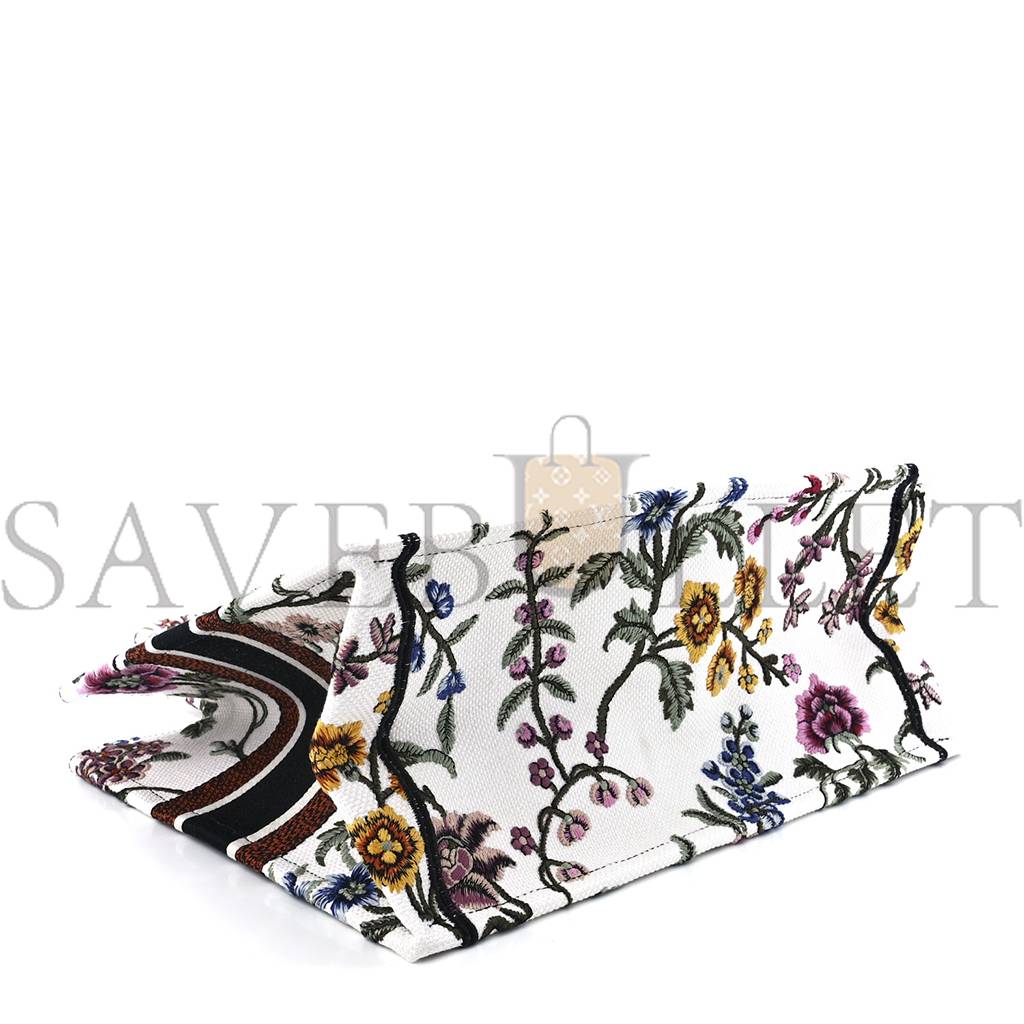 DIOR CANVAS EMBROIDERED MEDIUM BOOK TOTE (36*27*16.5cm)